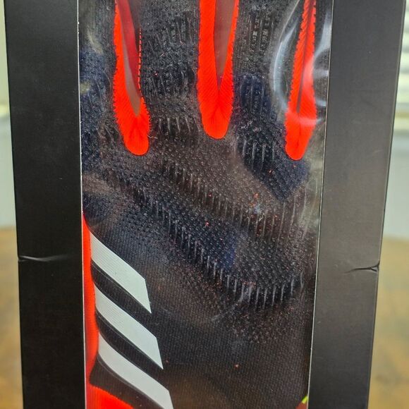 Adidas Predator GL Pro PC Goalkeeper Gloves Orange Black White IQ4023 Size 11 - Picture 6 of 16